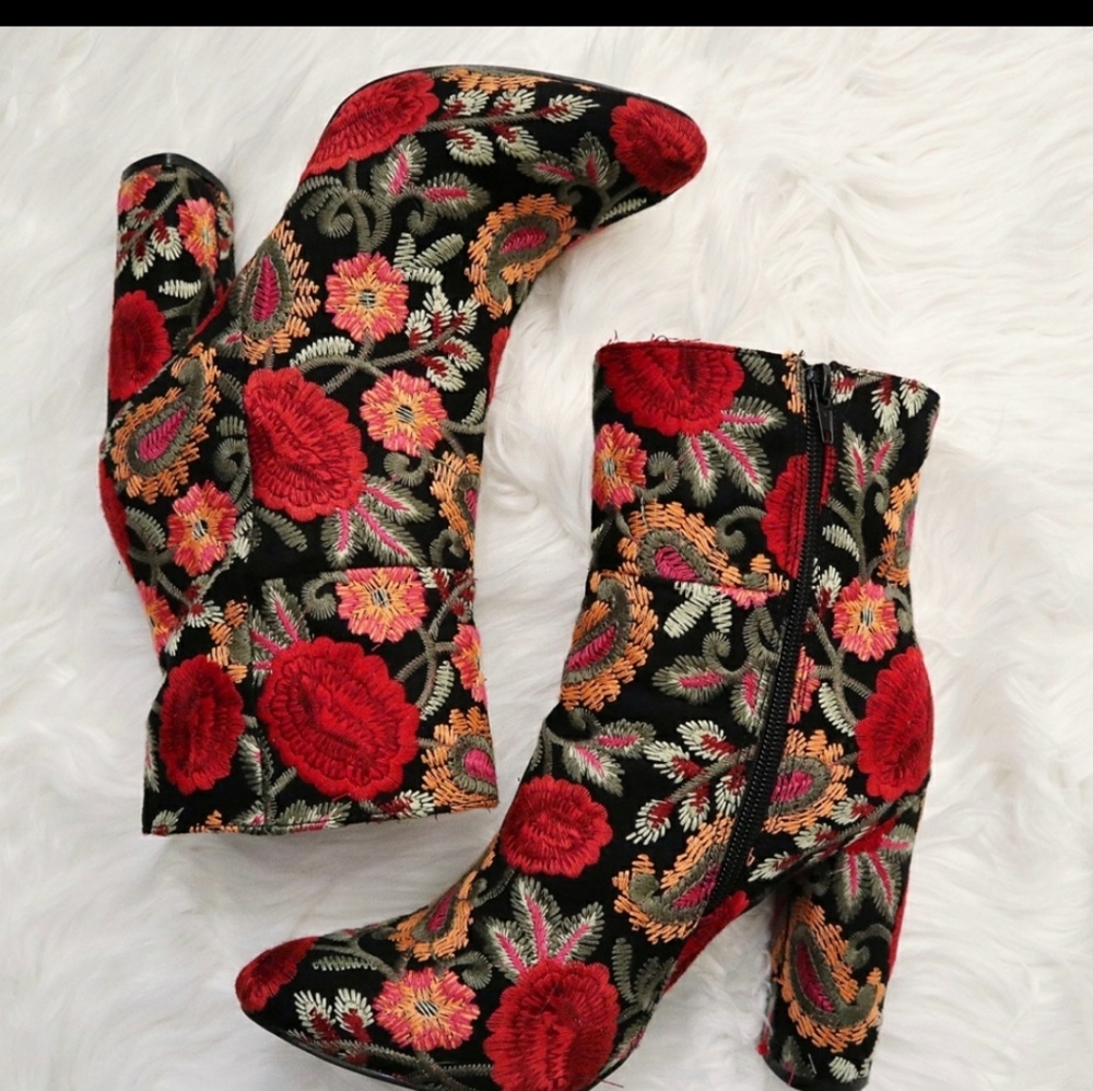 Justfab Embroidered Boots